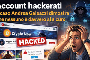 Account Youtube hackerato: il caso Andrea Galeazzi dimostra che nessuno è davvero al sicuro