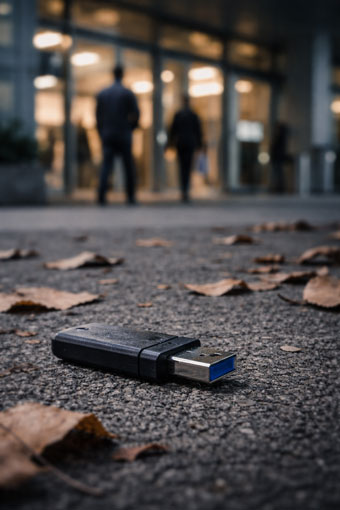 pericolo chiavetta usb ransomware azienda sicurezza informatica